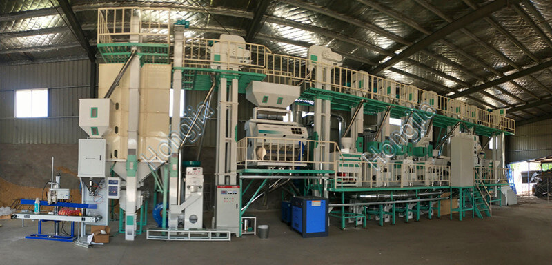 100ton per day rice mill machinery