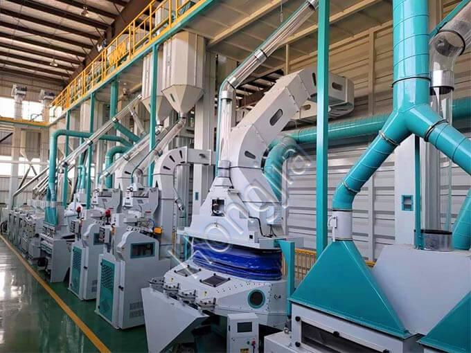 200t big complete rice mill machine