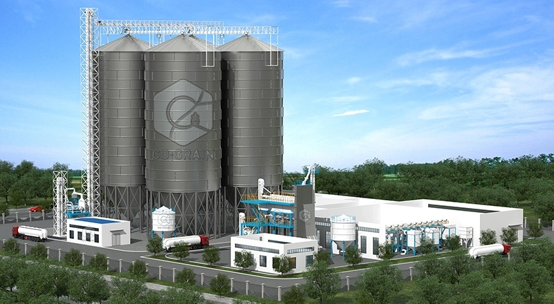 40T_batch_Parboiled_Rice_Plant_with_60T_per_day_Rice_Mill_Plant_supplier