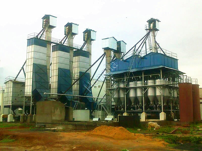 40t boiled rice mill plants