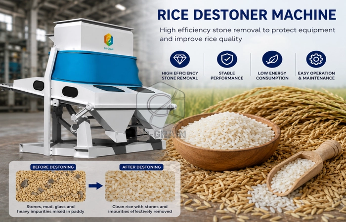 TQSX_Suction_Type_Gravity_Rice_Destoner_China